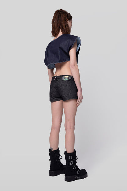 Back angled view of 4Sight shorts showing pocket and fit