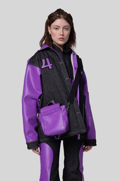 Angled front portrait of Core jacket with AppleSkin sleeves and chest patches