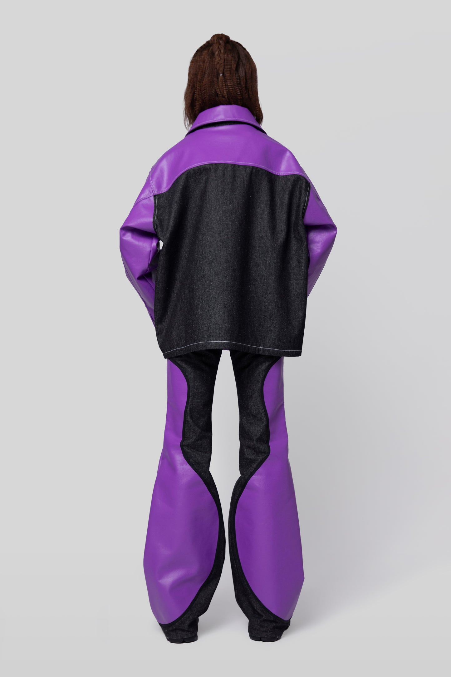 Back view of Core jacket showing panel construction