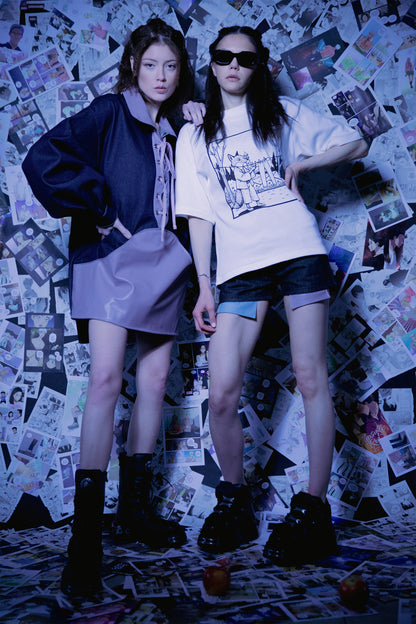 [card:women-primary][card:all-primary] Models wearing 4NML Dovetail Dress, Women's Lineage Tee, and 4Sight Shorts, campaign styling