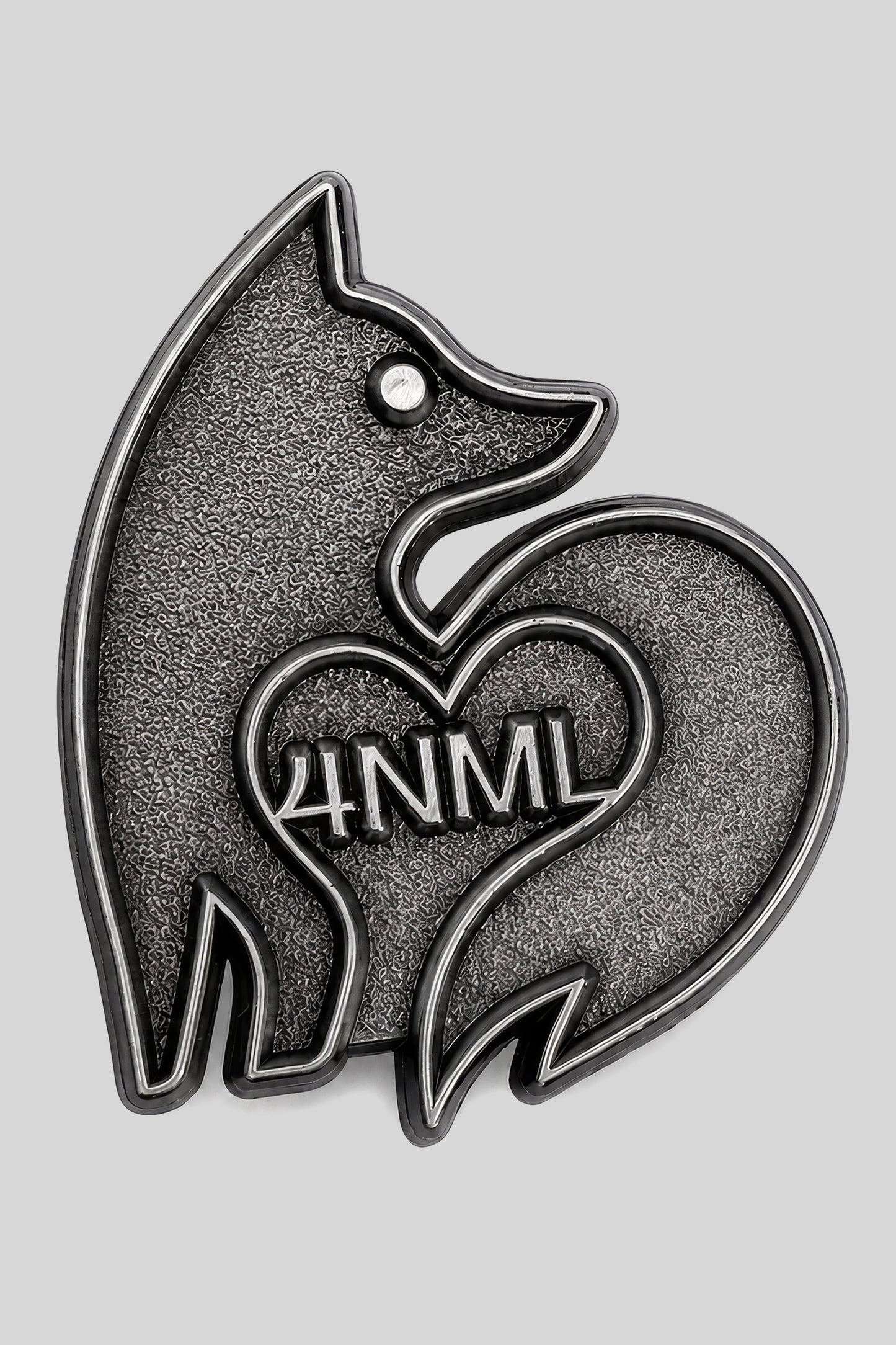 Silver die-struck 4NML logo pin included with No Cap hat