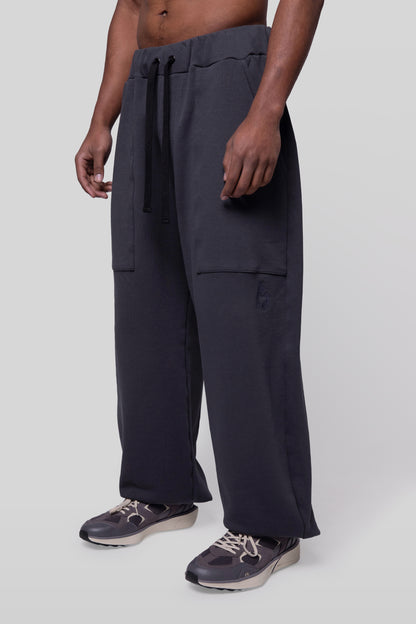 Angled view of No Sweat pants with oversized pockets